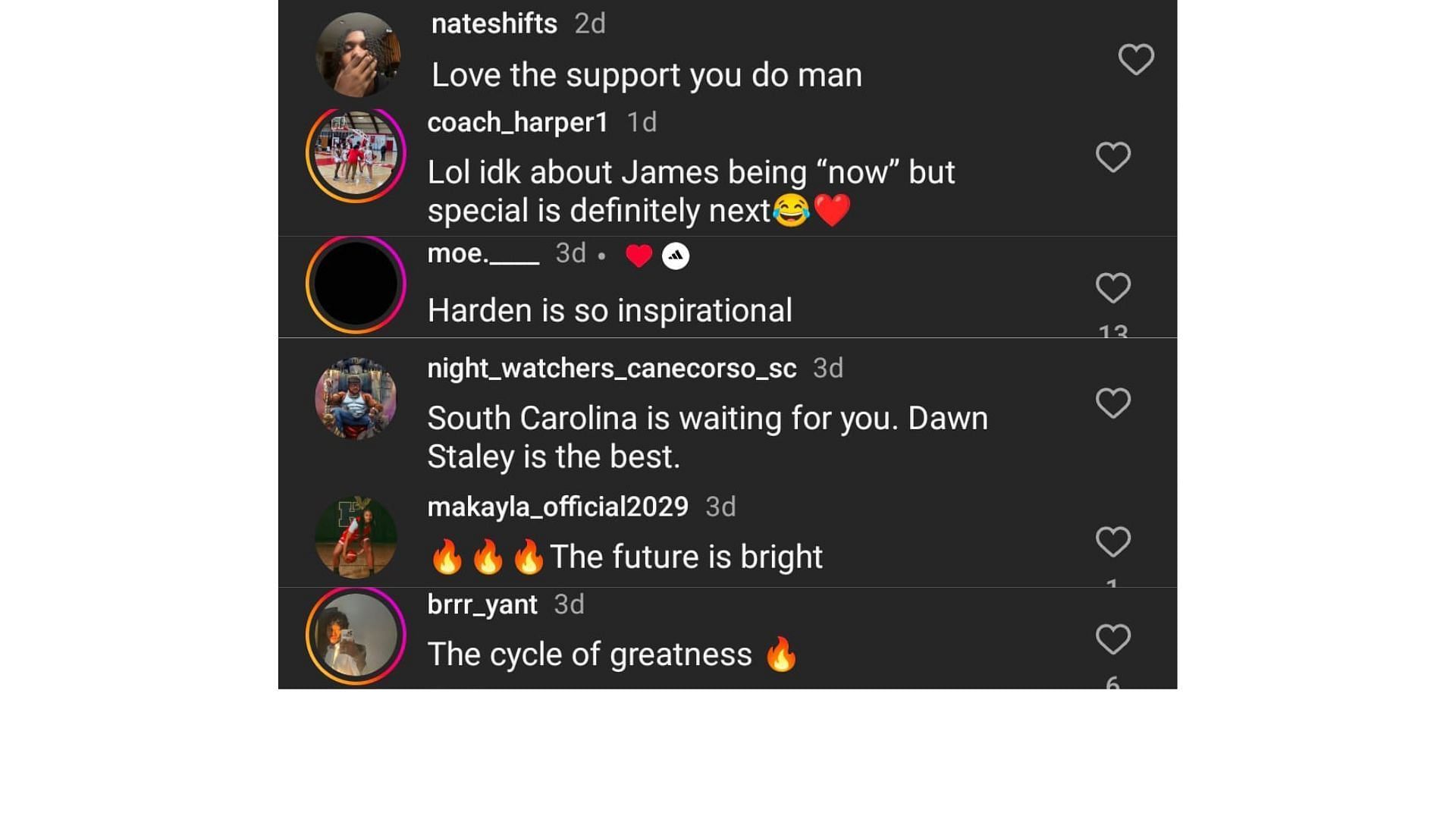 Adidas Basketball&#039;s Instagram comment section