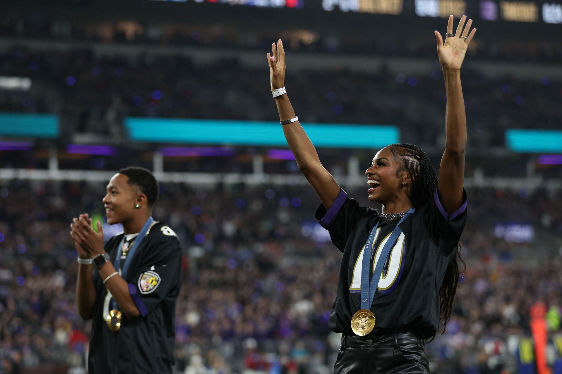 Masai Russell at the Buffalo Bills v Baltimore Ravens - Source: Getty