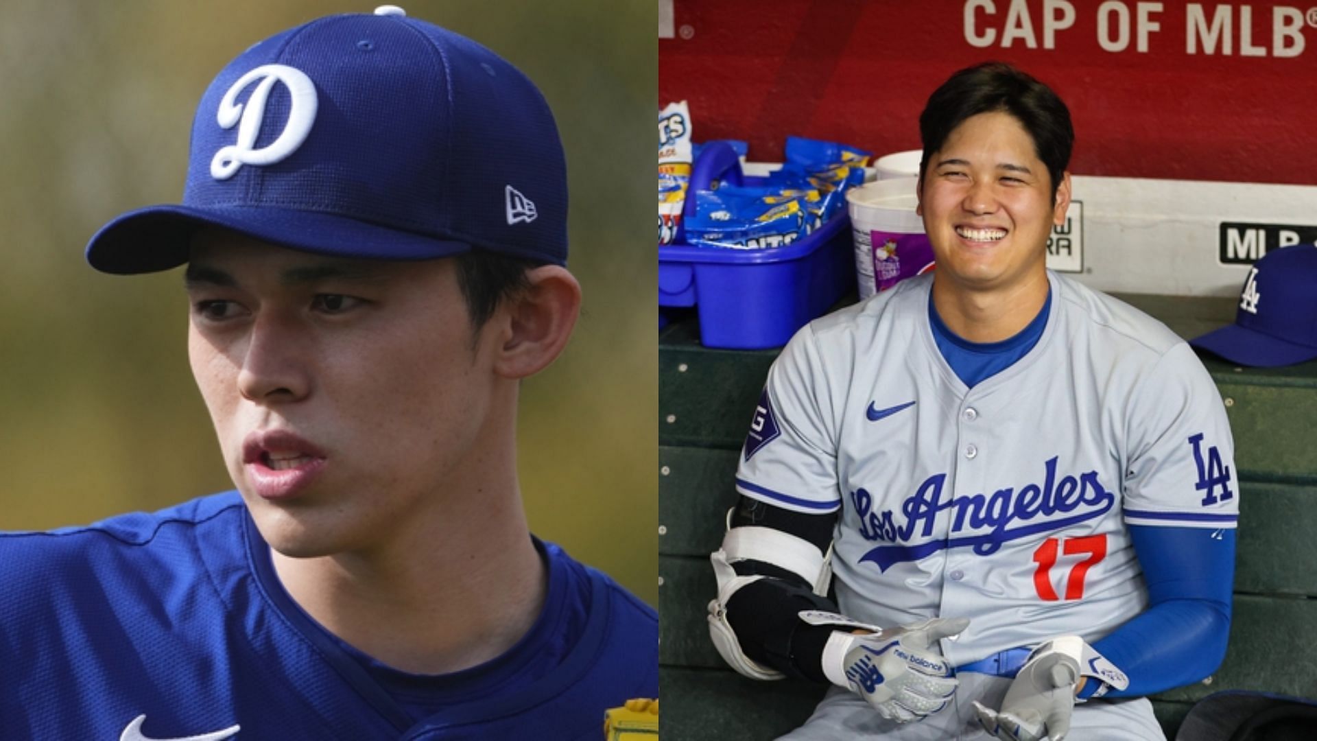 Los Angeles Dodgers Pitchers Roki Sasaki &amp; Shohei Ohtani