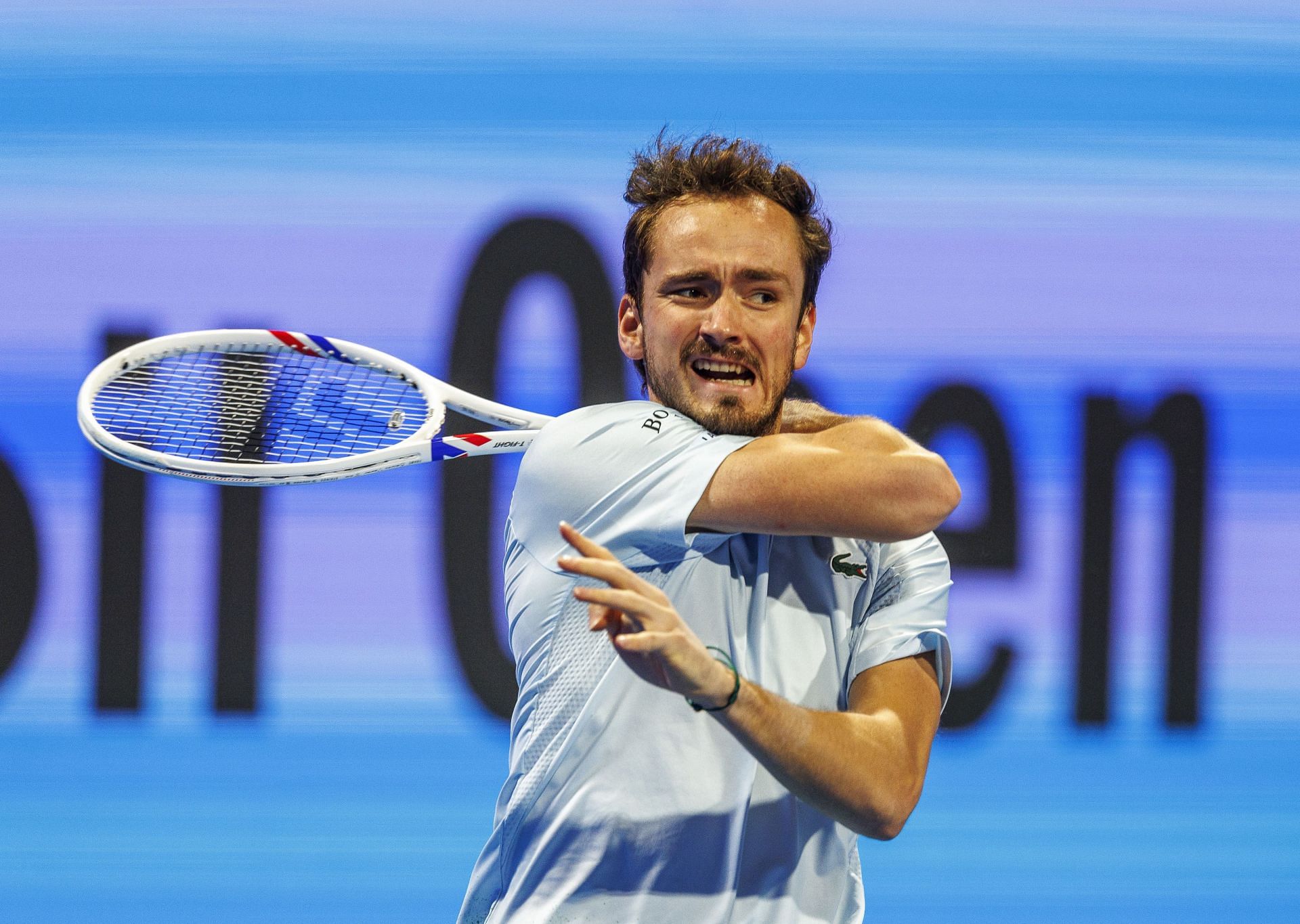 Daniil Medvedev at the 2025 Qatar ExxonMobil Open - Source: Getty