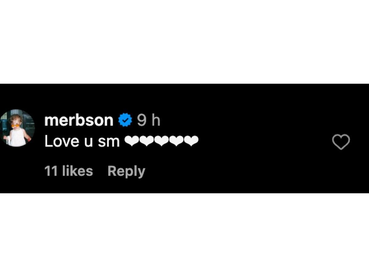 Merritt Beason&#039;s comment on Instagram