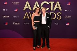 Emma McKeon turns up the glamor in black two-piece set with boyfriend Cody Simpson at AACTA Awards 2025