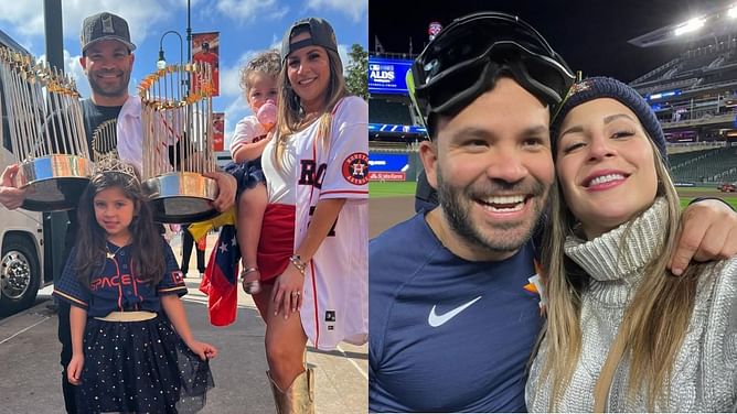 Astros star Jose Altuve & wife Nina enjoy streets of Rome during getaway with friends