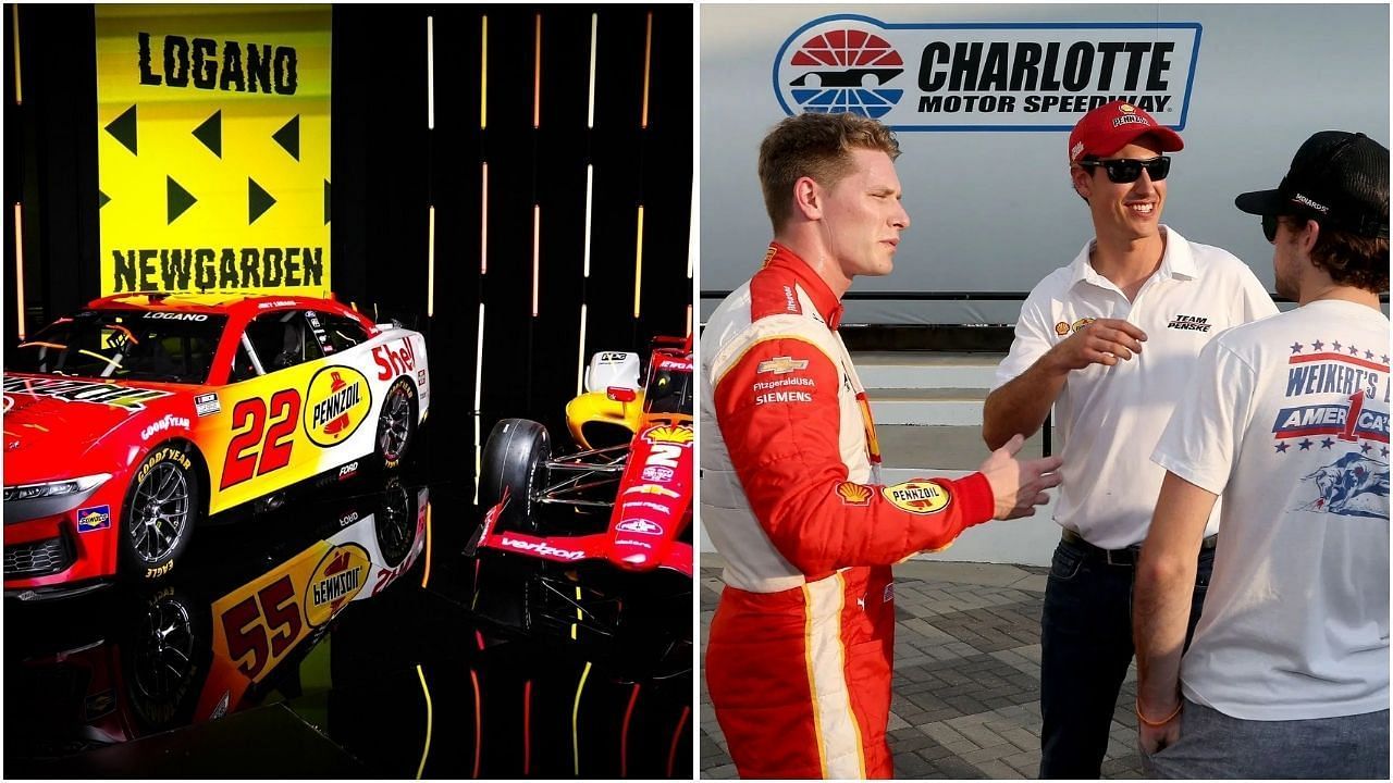 Fans pumped as Joey Logano showcases his Daytona 500 livery inspired by Josef Newgarden Indy 500 carm (Images from @Team_Penske and Getty Images)