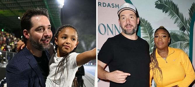 Serena Williams' husband Alexis Ohanian beams with pride as daughter Olympia takes up track-and-field training