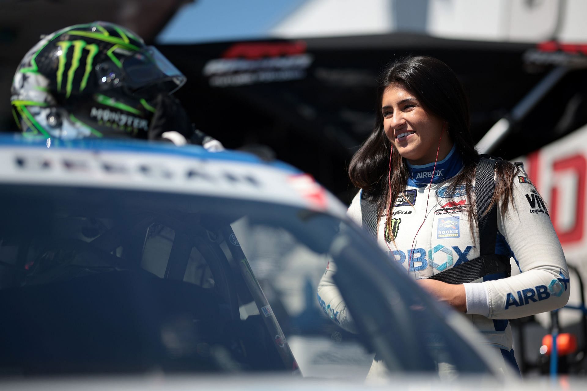 Hailie Deegan at the NASCAR Xfinity Series Hy-Vee Perks 250 - Practice - Source: Getty