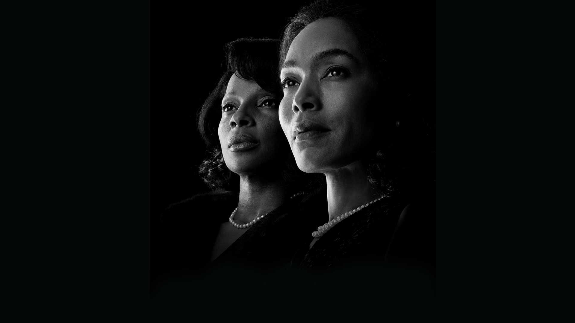 Angela Bassett shines in the role of Coretta Scott King (Image via Lifetime)