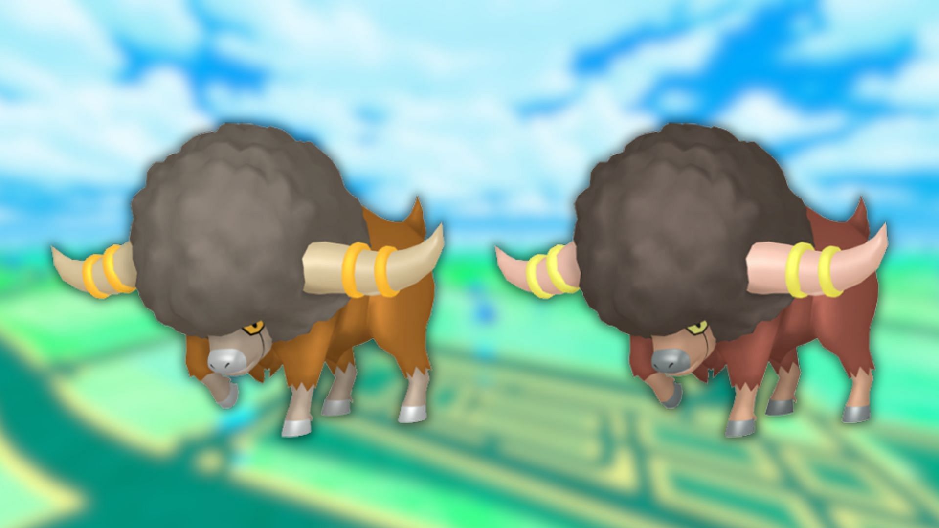 Bouffalant and its shiny variant (Image via The Pokemon Company)