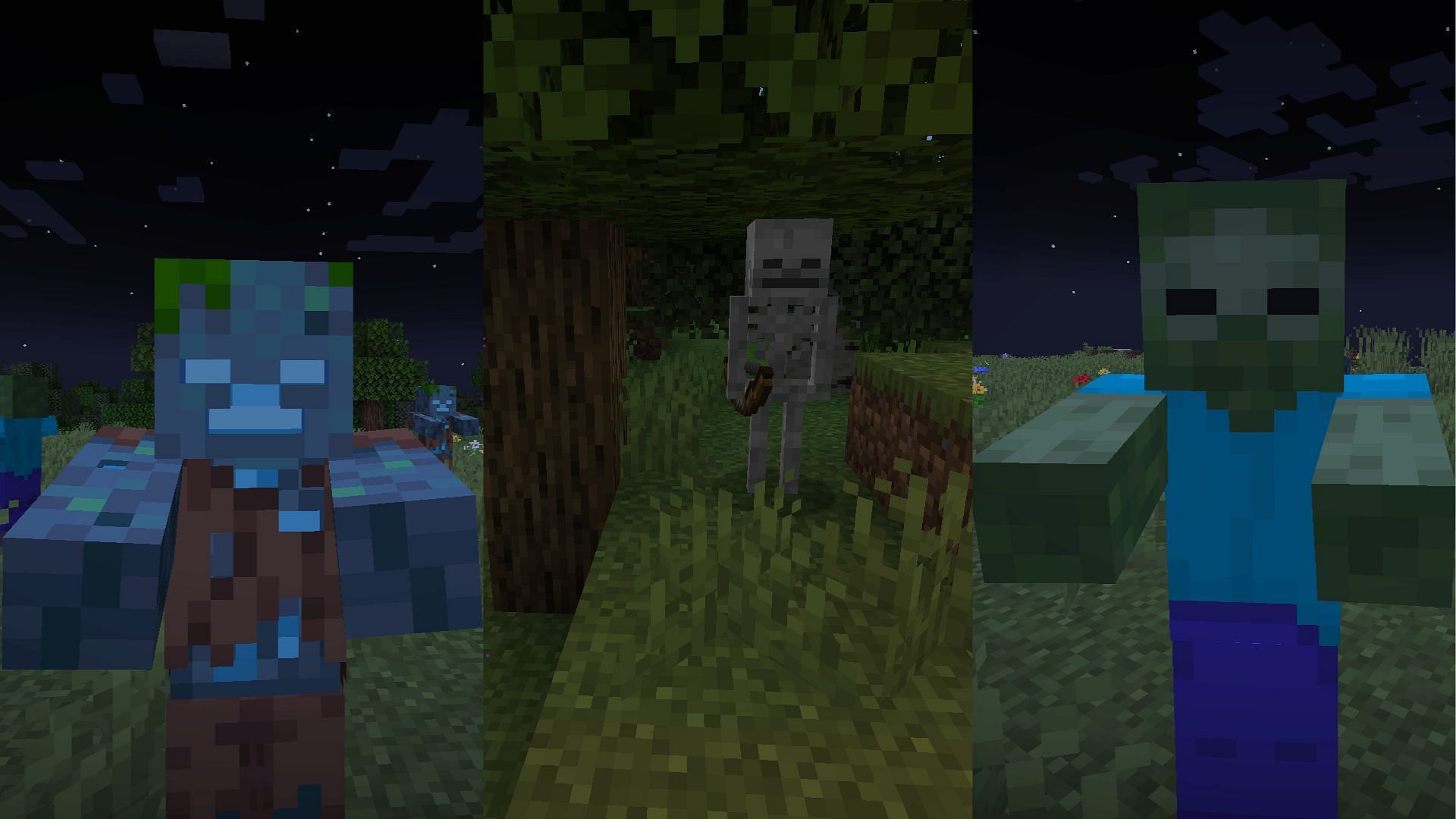 The undead mobs are an iconic part of Minecraft