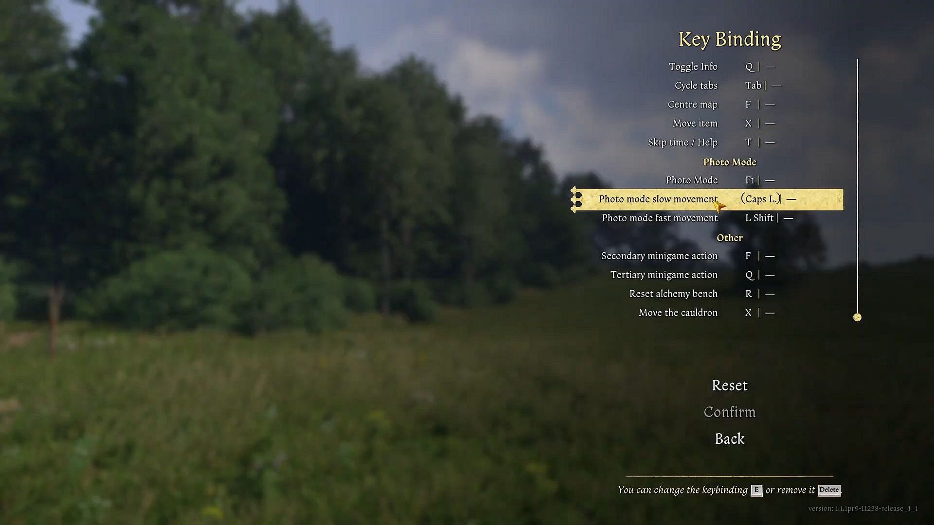 You can remap the key binds if you want (Image via Deep Silver)