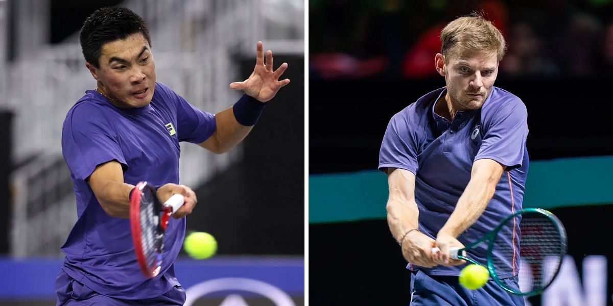 Brandon Nakashima (L) and David Goffin (R) (Image Source: Getty)