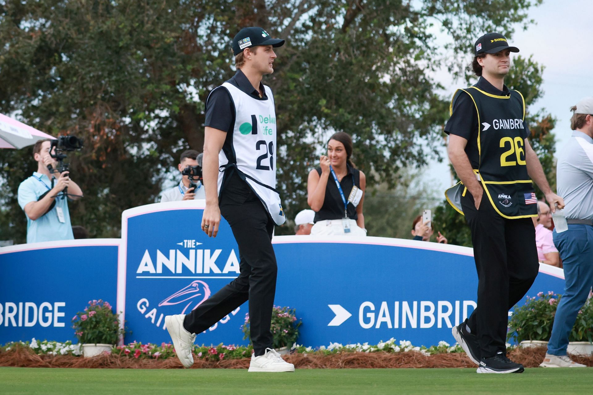 Ericsson and Herta during the LPGA The ANNIKA driven by Gainbridge Pro Am - Source: Getty