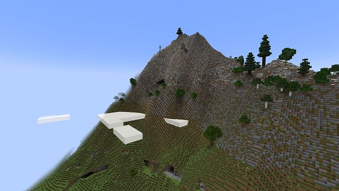 This Minecraft mod adds realistic terrain and mountains to your world