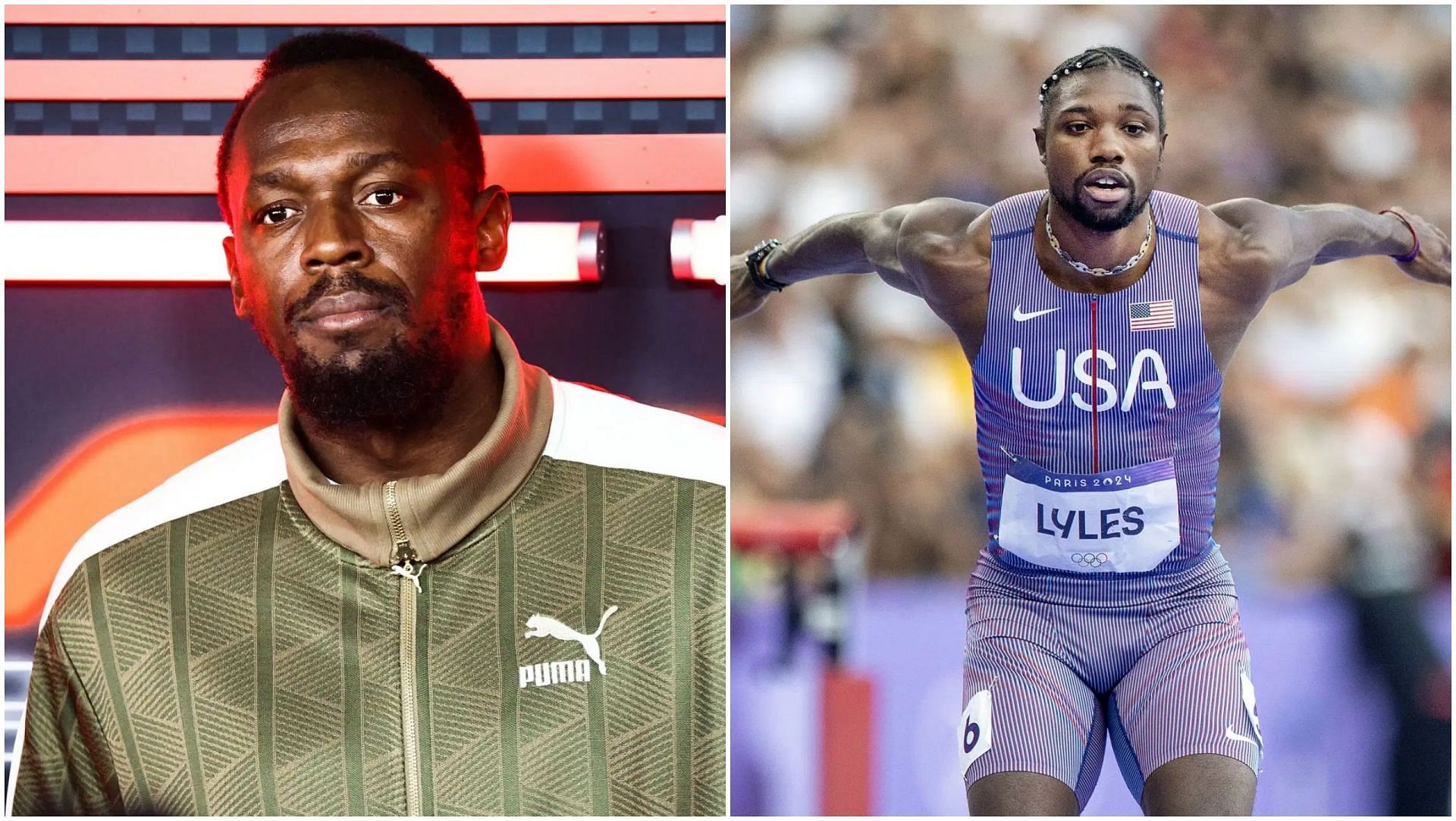 Usain Bolt and Noah Lyles