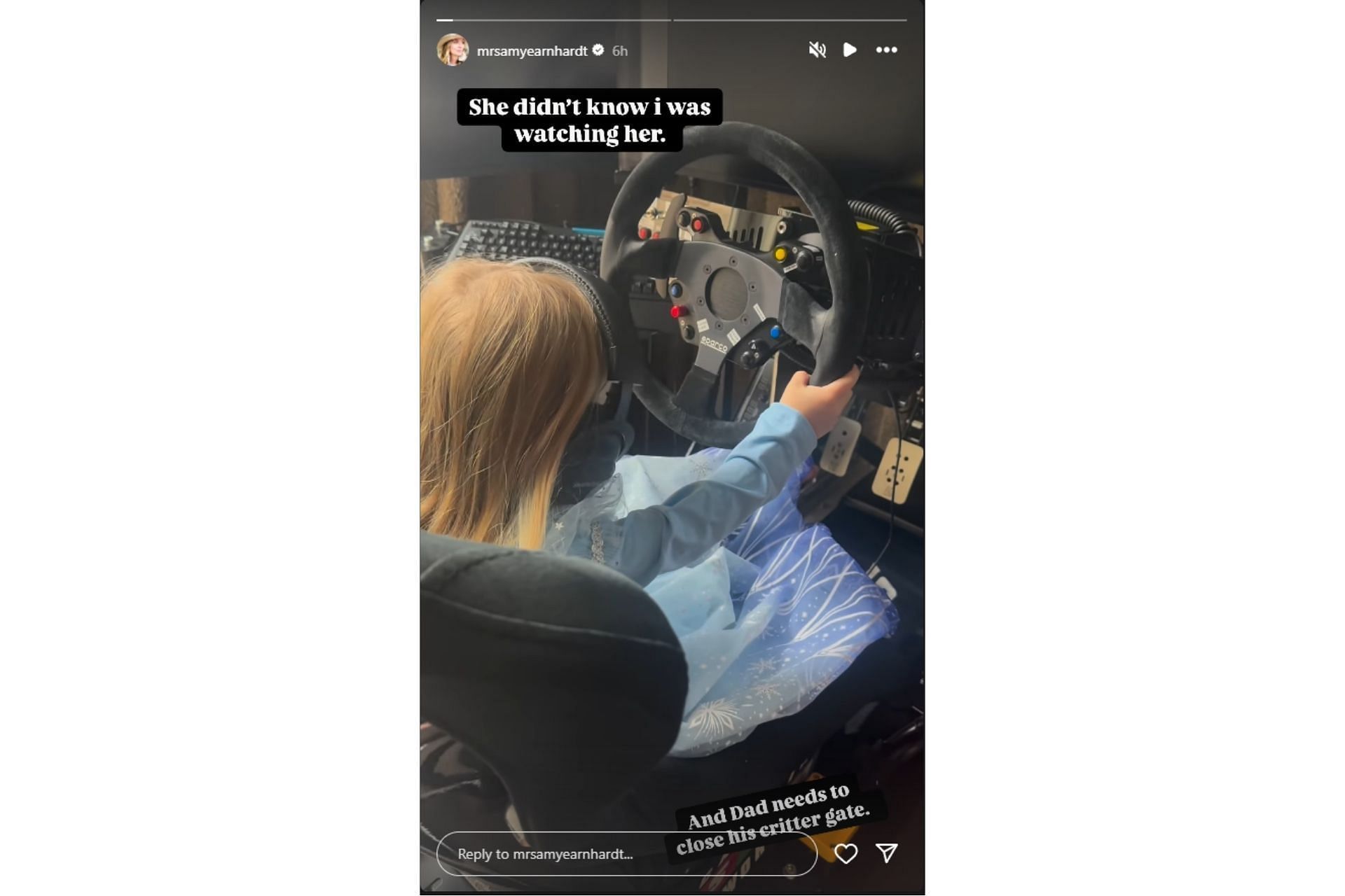 Dale Jr&#039;s wife Amy Earnhardt shares her daughters&#039; adorable shenanigans (@mrsamyearnhardt on Instagram)