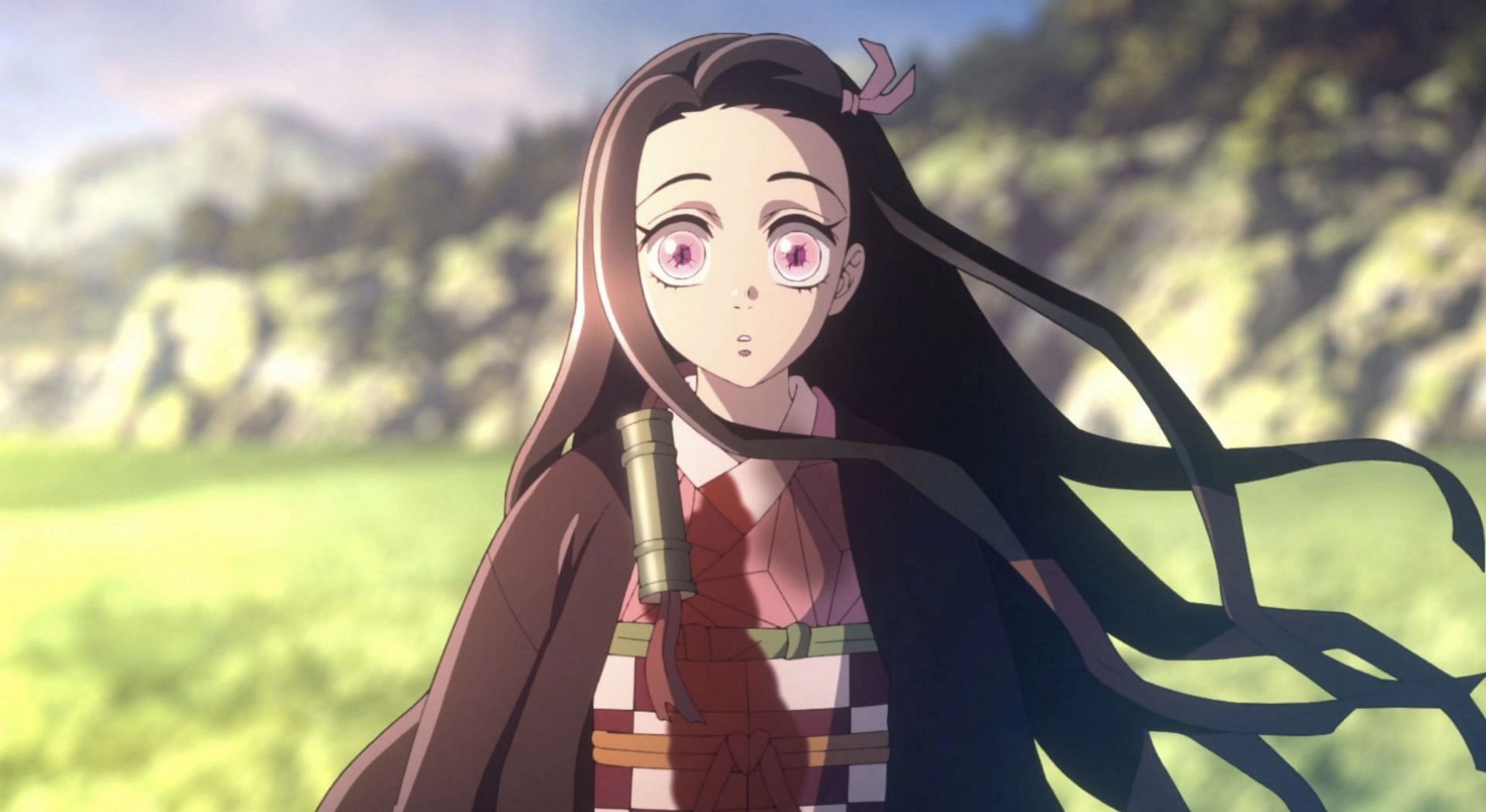 Nezuko as seen in anime (Image via ufotable)