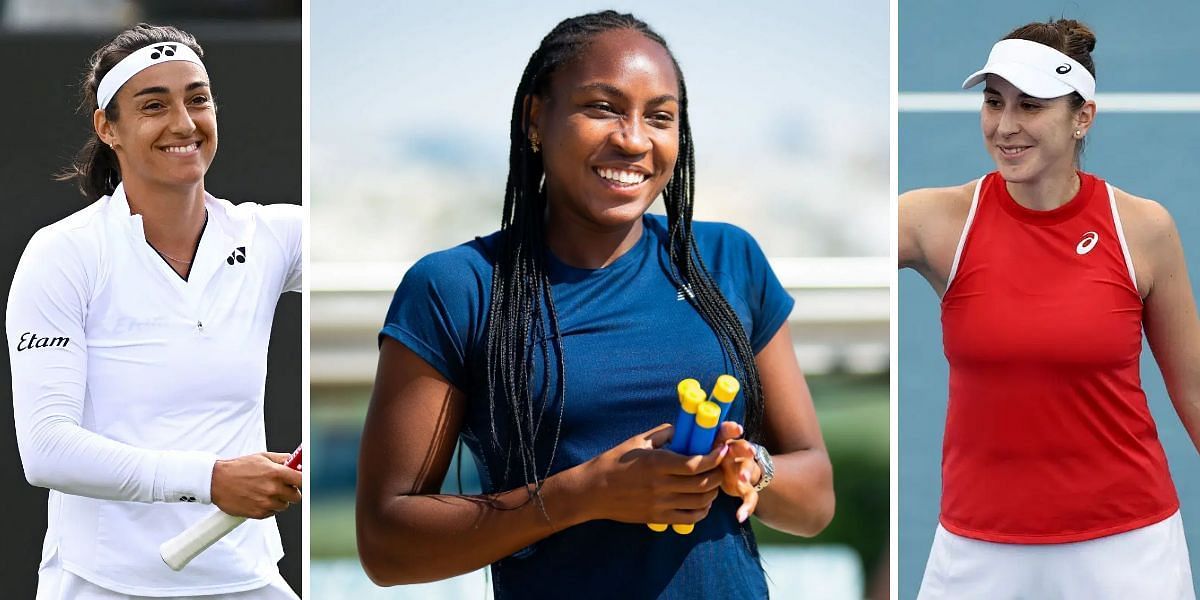  Caroline Garcia &amp; Belinda Bencic Coco Gauff