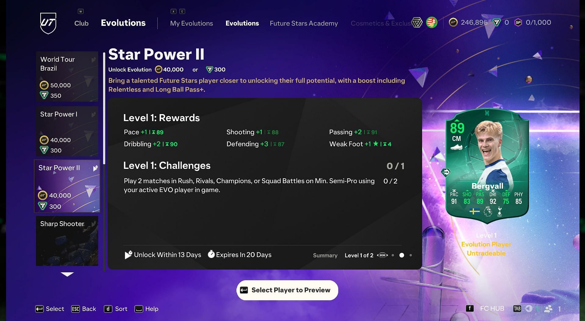 Star Power 2 upgrades (Image via Sportskeeda Gaming/EA Sports)