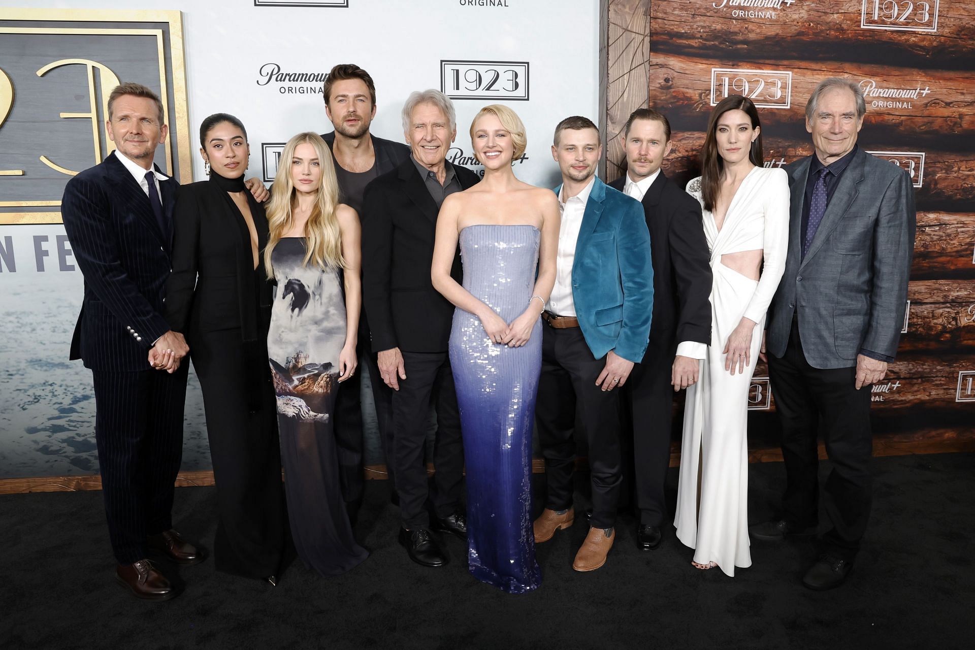 The cast attend the Los Angeles Premiere of Paramount+ Series "1923" Season 2 at Harmony Gold (Photo by Frazer Harrison/Getty Images)