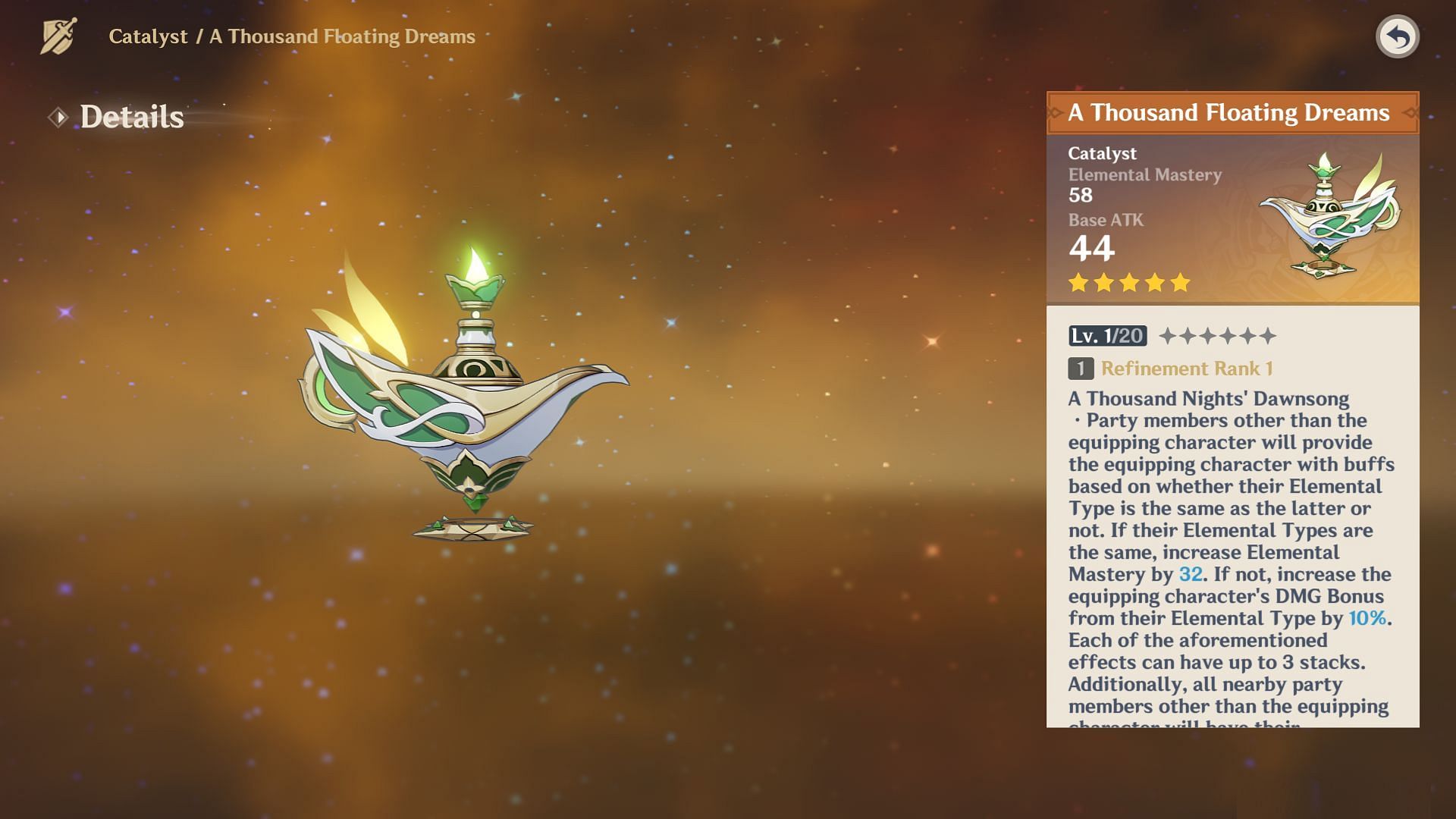 A Thousand Floating Dreams is also a good 5-star alternative (Image via Sportskeeda Gaming/HoYoverse)