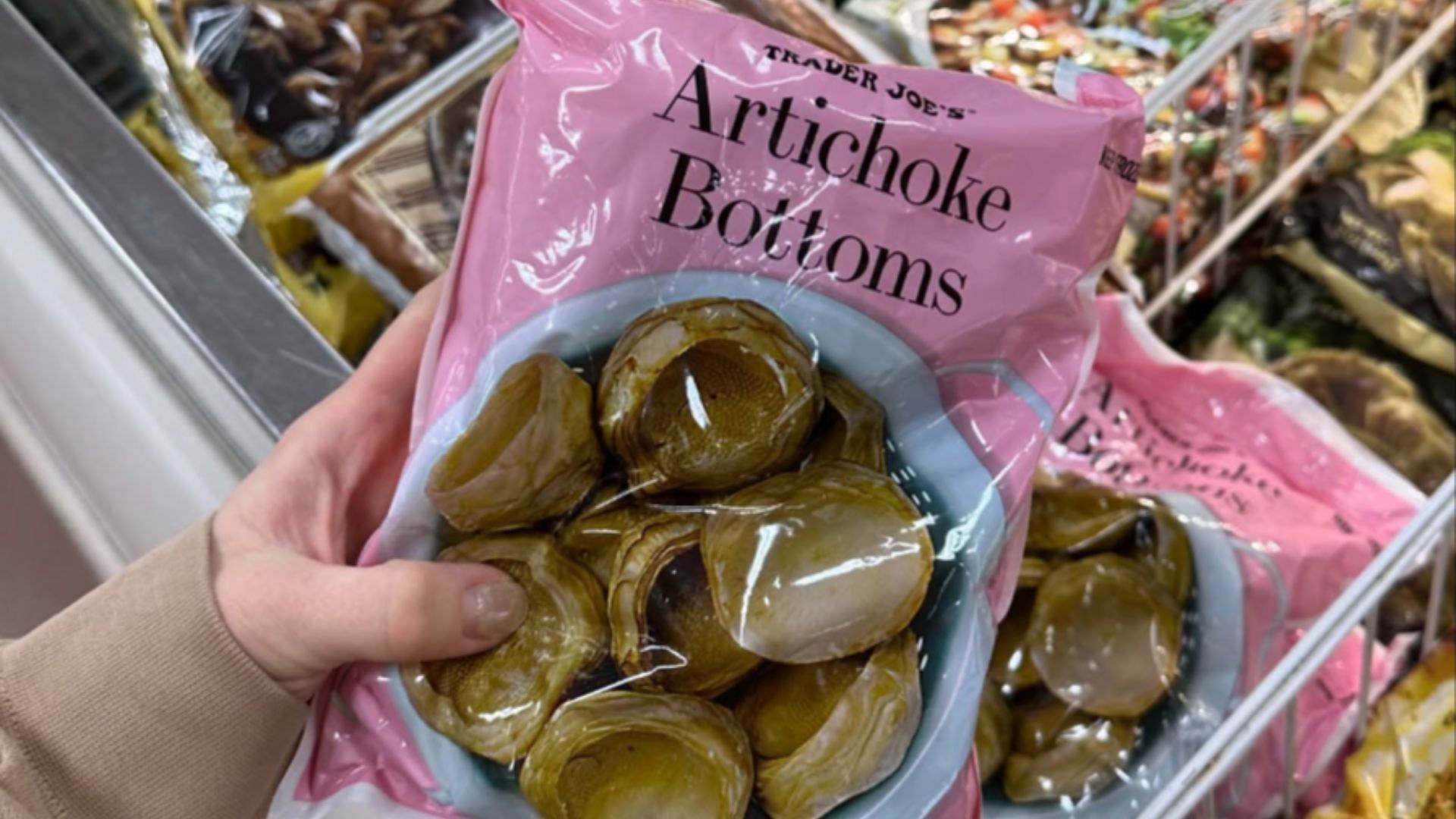 The artichoke bottoms are precooked artichoke &ldquo;bowls&rdquo; (Image via Instagram/@traderjoesspo)