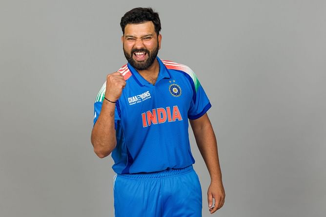 What is Rohit Sharma’s record in the ICC Champions Trophy?