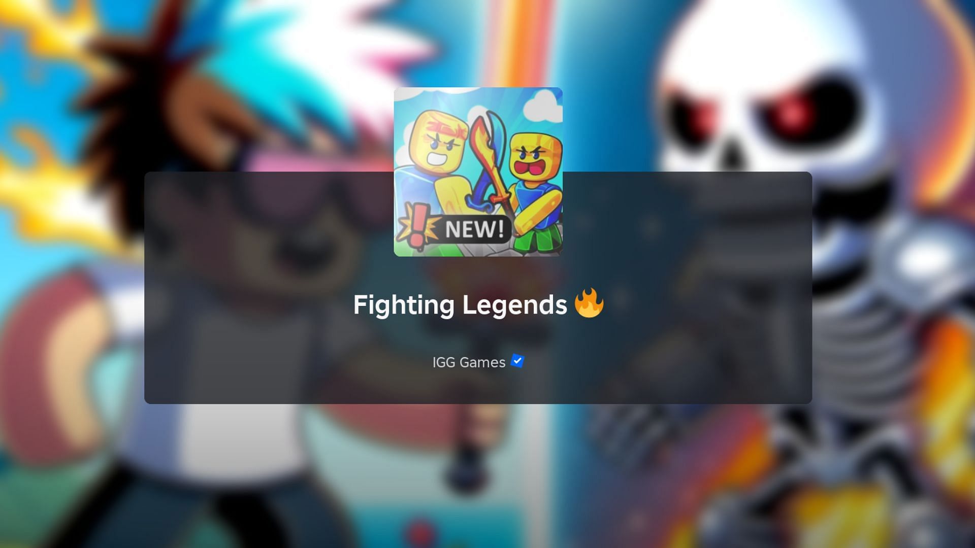 Fighting Legends loading screen