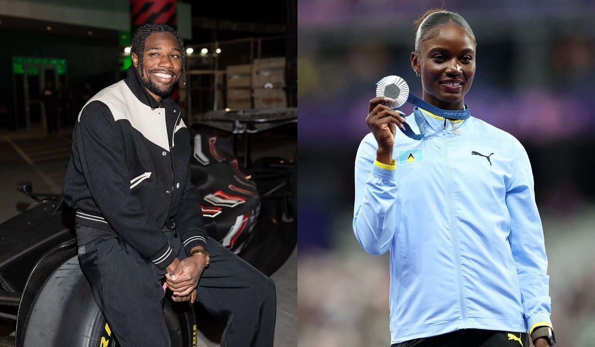 Noah Lyles and Julien Alfred- Source: Getty