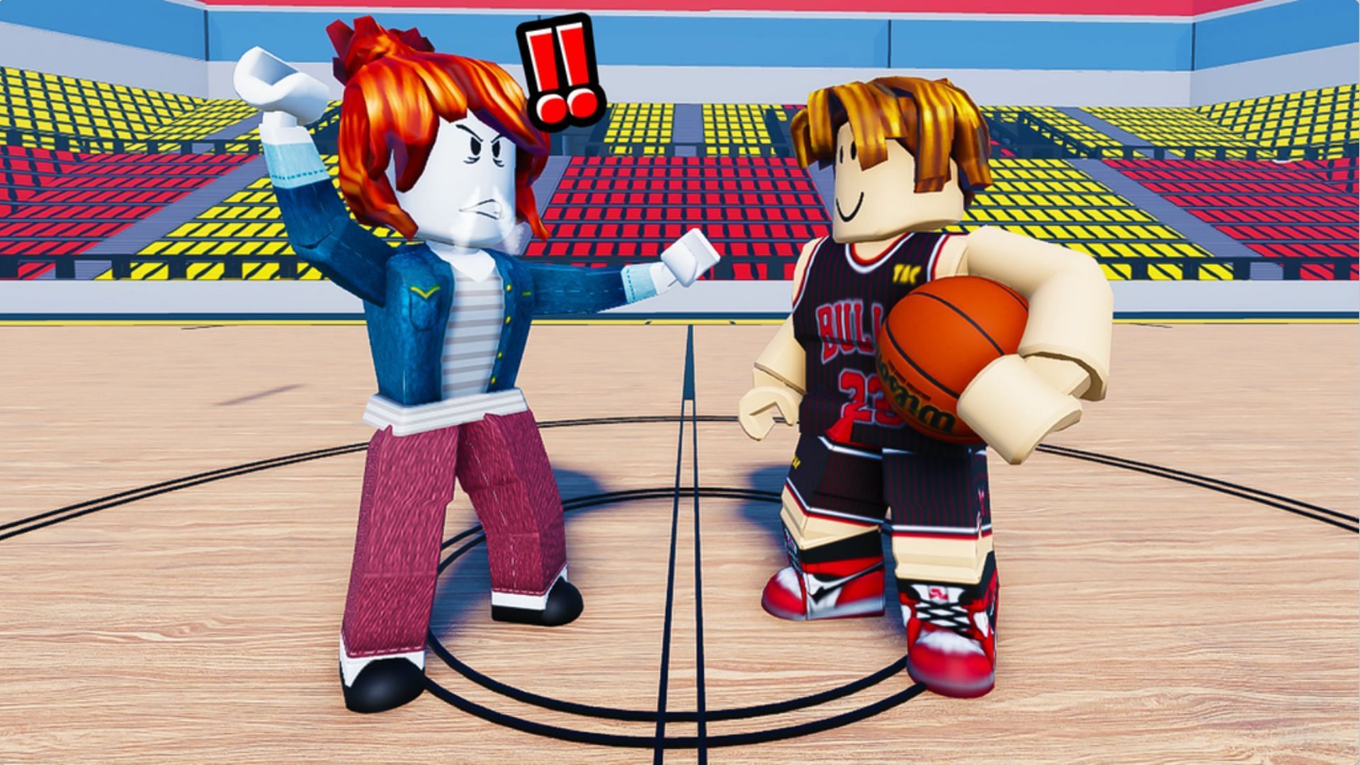 Become an NBA star in Become a Basketball Star to Prove Mom Wrong (Image via Roblox)