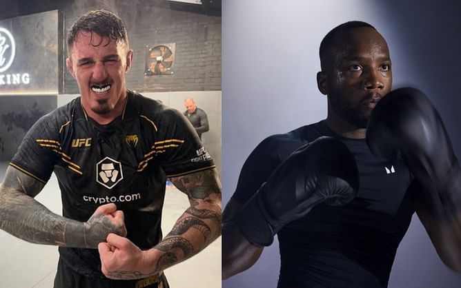 Tom Aspinall shares three-word reaction as Leon Edwards looks slick in latest sparring footage 5 weeks removed from UFC London