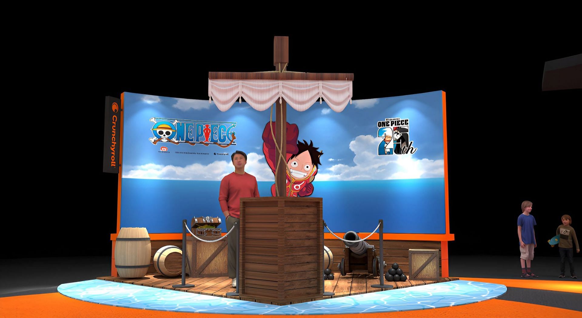 One Piece Installation model for Crunchyroll booth (Image via Crunchyroll)