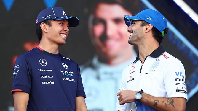 "I literally think they had to change their pants three times": When Alex Albon gave a hilarious take on Daniel Ricciardo's return to F1