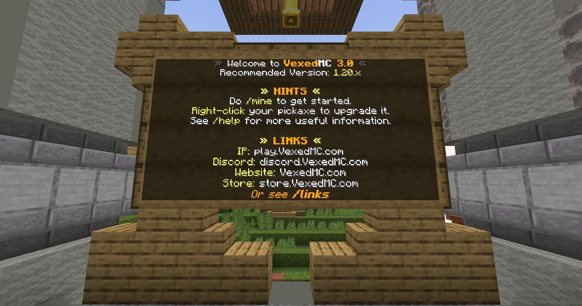 VexedMC is an amazing server (Image via Mojang Studios)