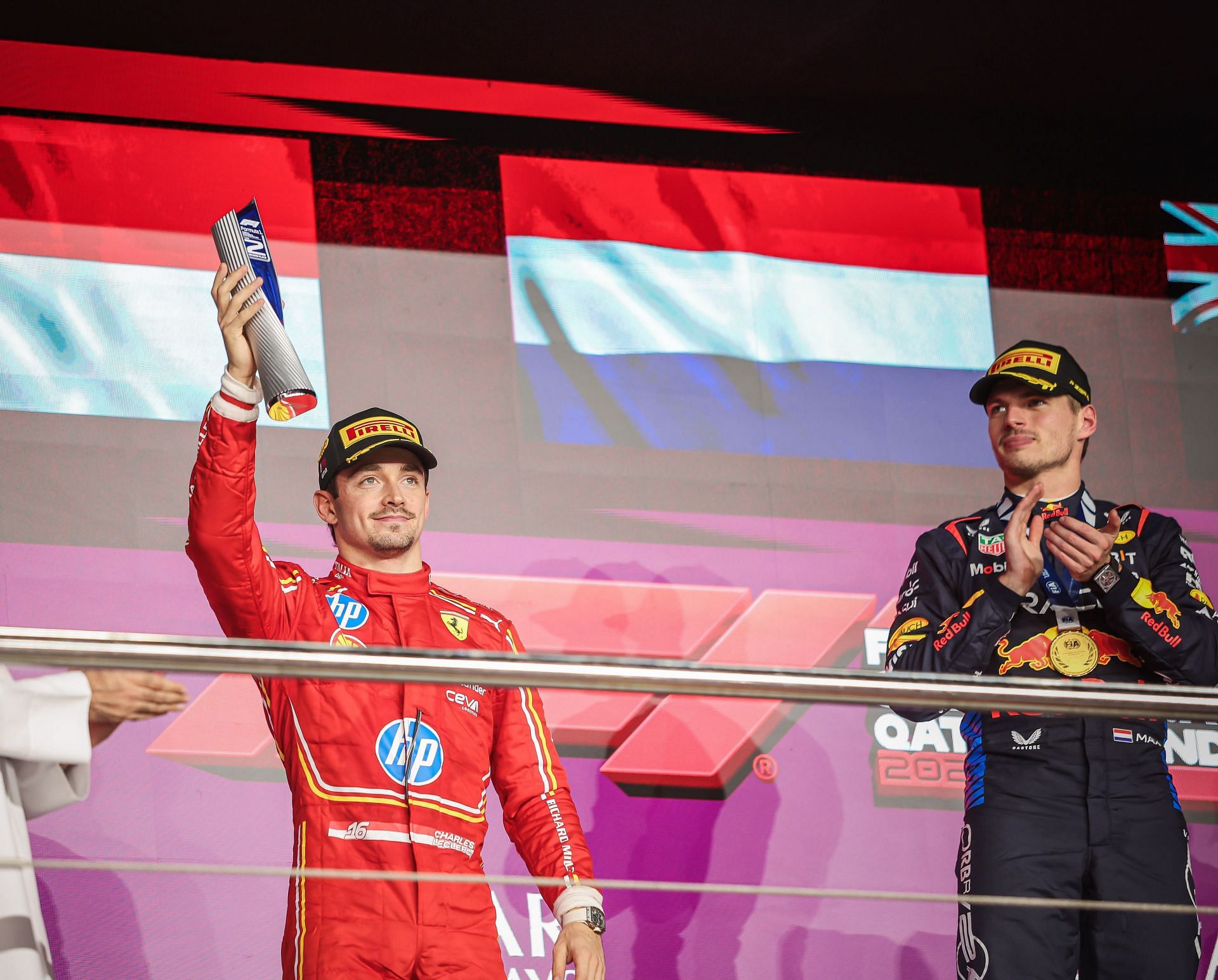 Charles Leclerc [L] Max Verstappen [R] (Image Source: Getty)