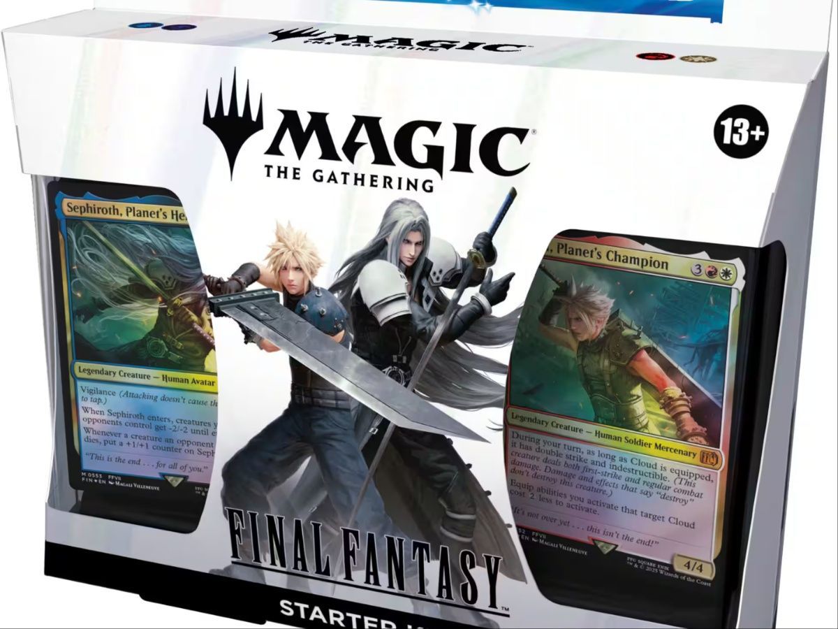 Final Fantasy x MTG Expansion reveals starter kit, with alternate Cloud and Sephiroth cards