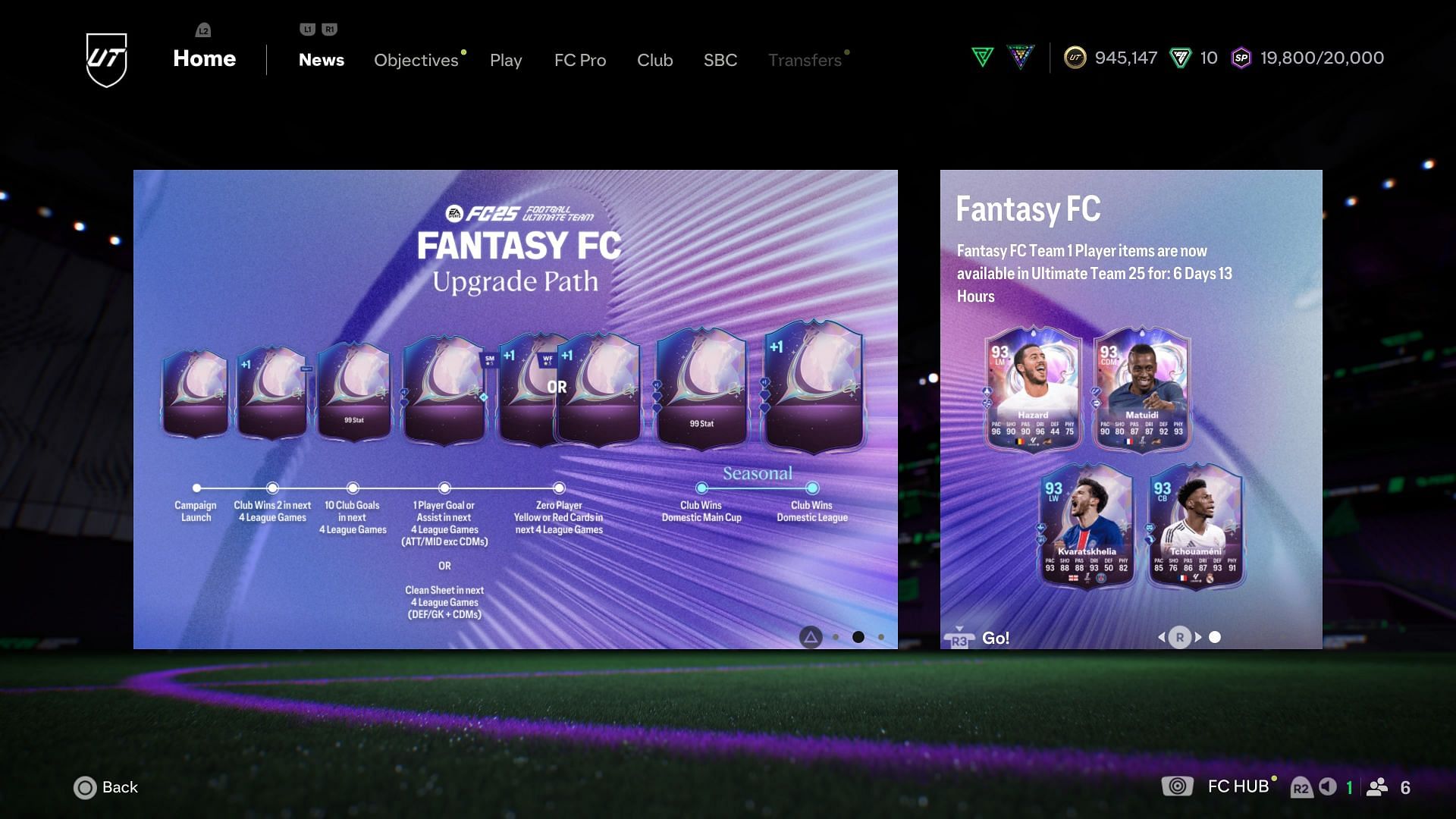 The upgrade information is shown in-game (Image via EA Sports)