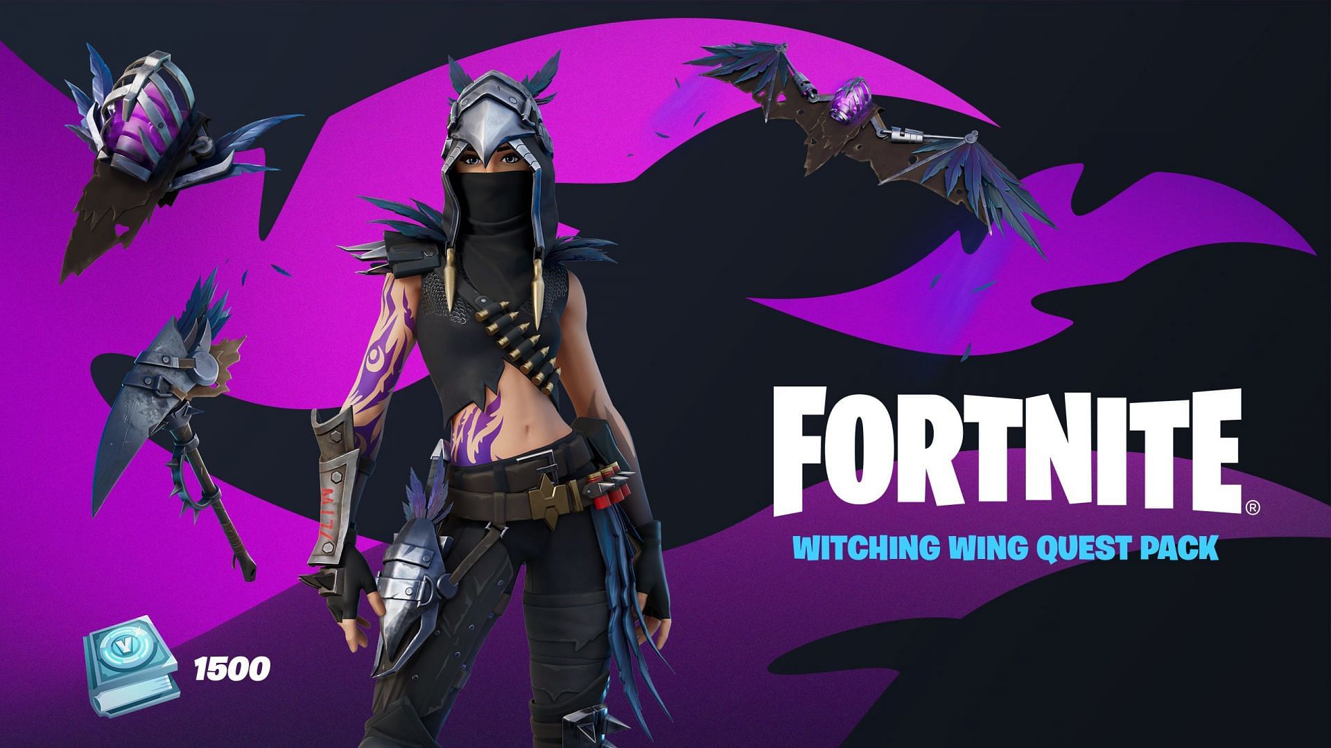 Witching Wing Quest Pack reportedly returns to Fortnite after 1,087 (Image via Epic Games)