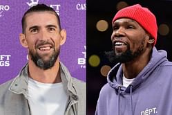 Michael Phelps drops 3-word reaction as Kevin Durant becomes 8th player to earn a historic NBA feat