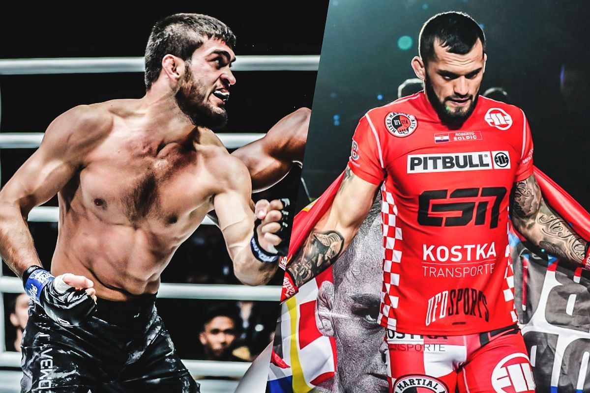 Dagi Arslanaliev (left), Roberto Soldic [Photo via ONE Championship]