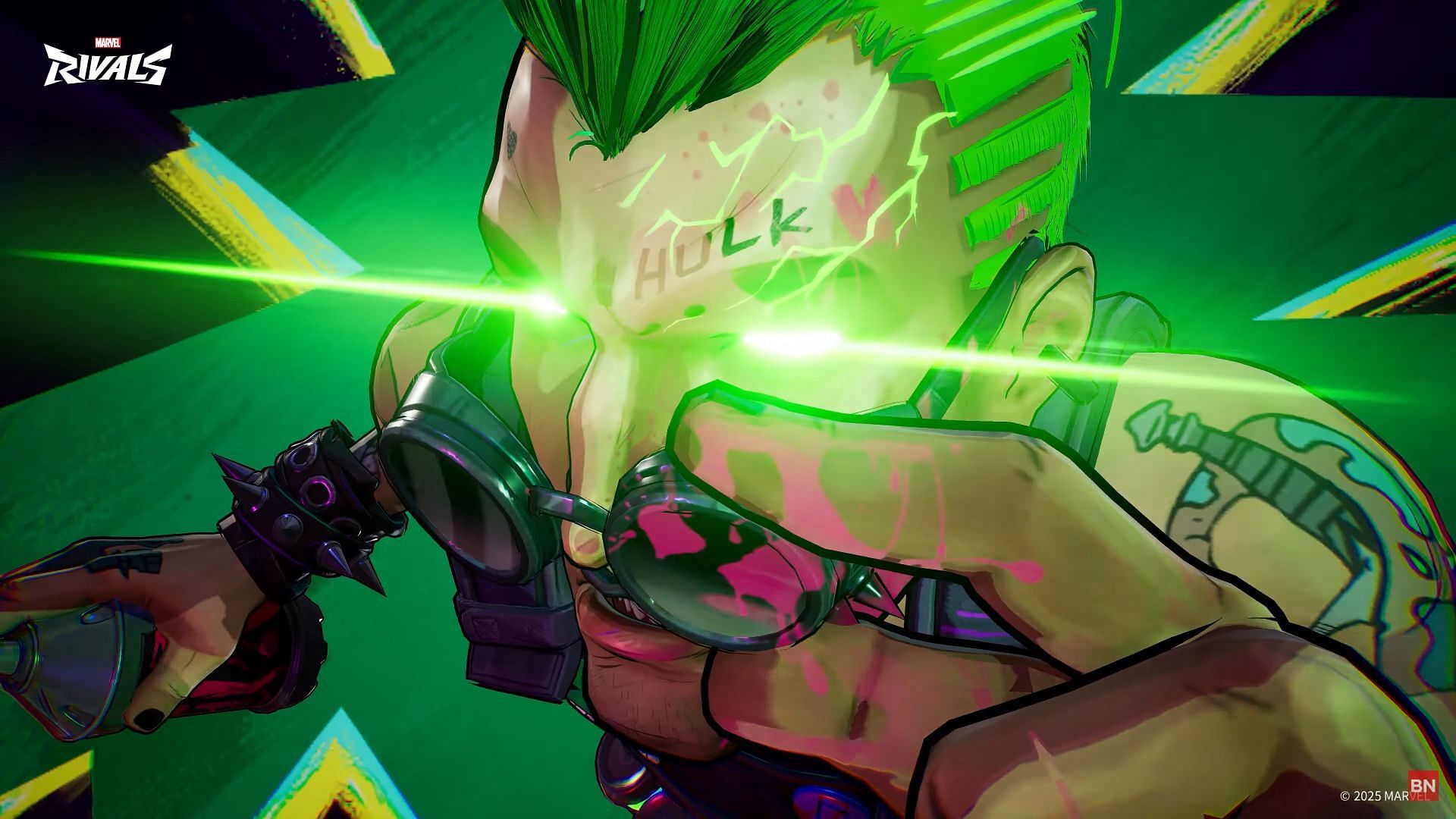 Hulk Punk Rage skin offers a rebellious twist on the iconic character (Image via NetEase Games)