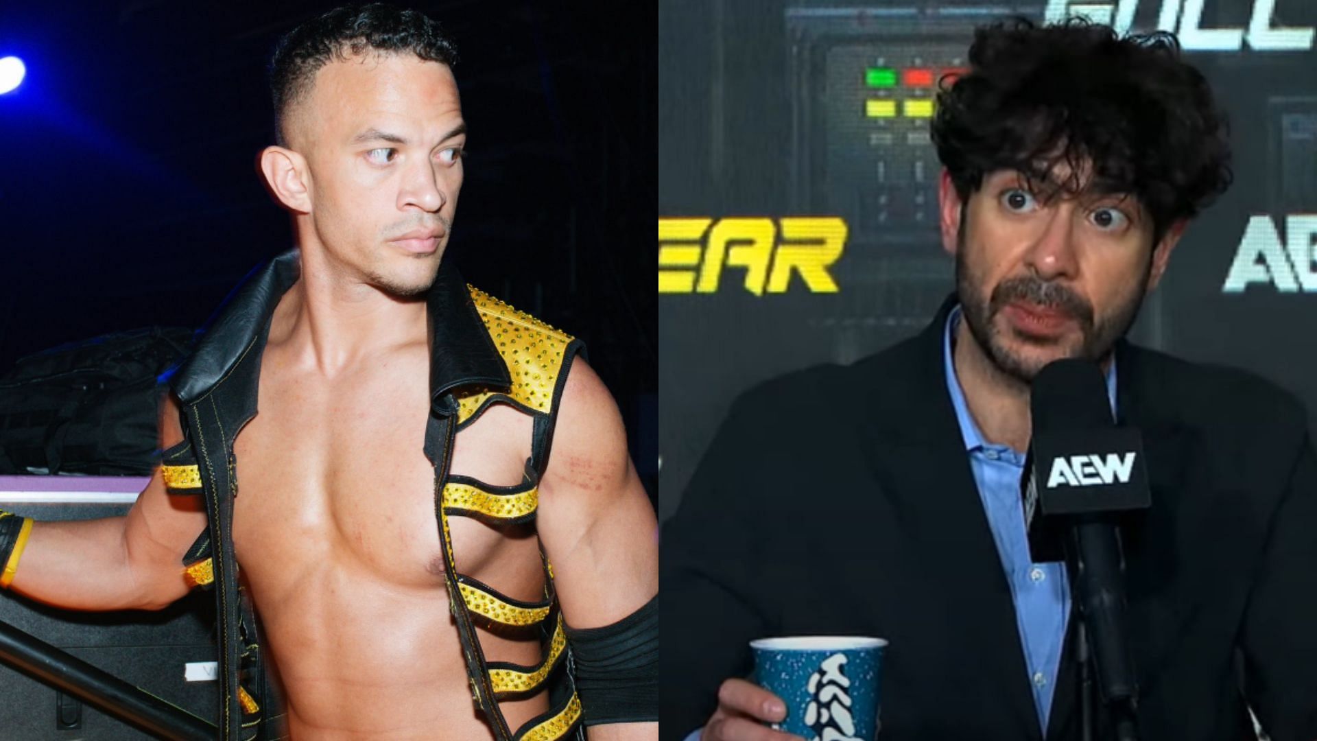 Ricky Starks (left) / AEW CEO Tony Khan (right) [Image Credits: Starks