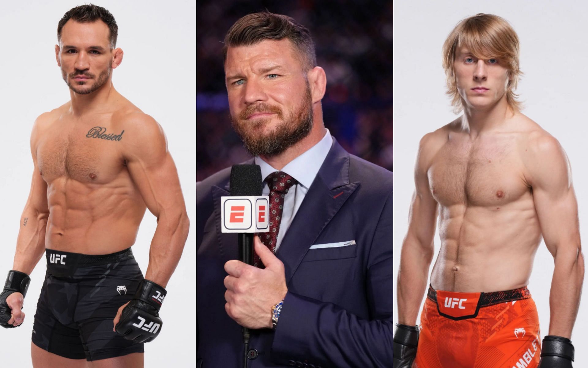 Michael Chandler, Michael Bisping, and Paddy Pimblett