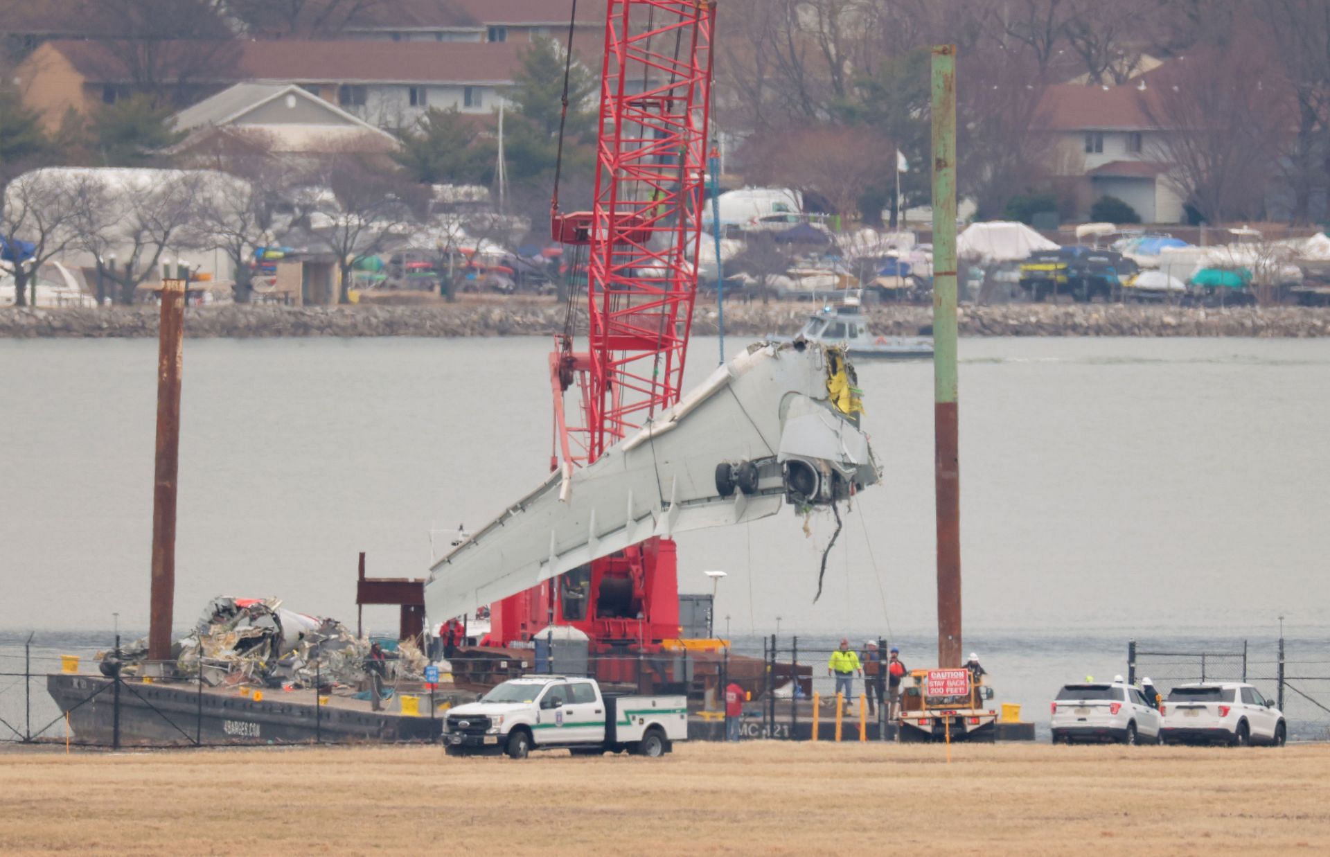 American Airlines Plane And Black Hawk Helicopter Crash Near Reagan National Airport - (Image via Getty)