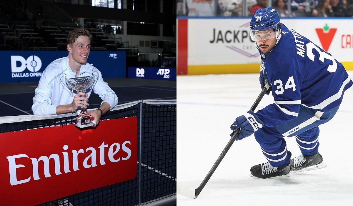 Denis Shapovalov and austonMatthews - Source: Getty