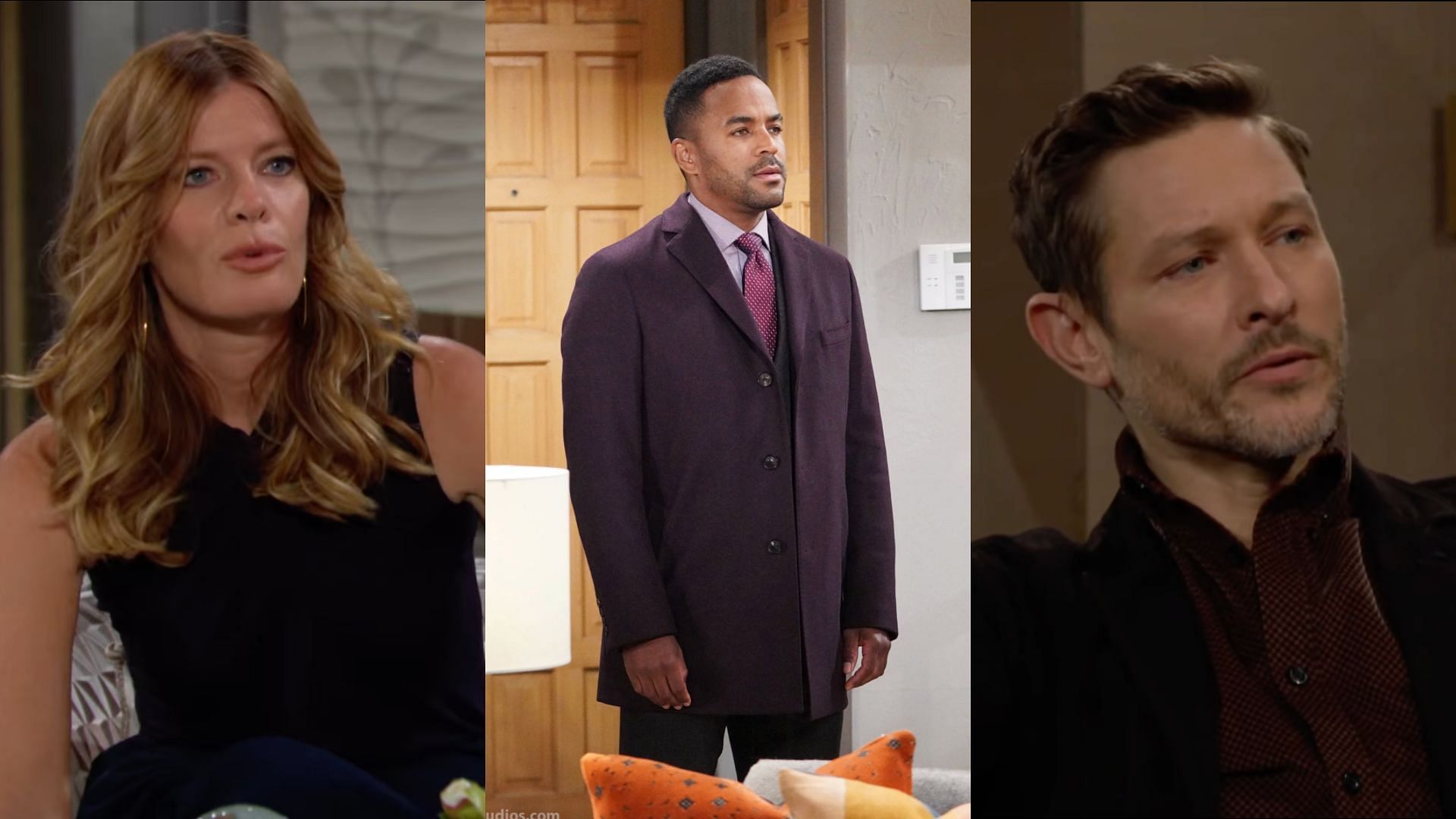 Phyllis, Nate and Daniel on The Young and The Restless (Image via Facebook/@The Young and The Restless)