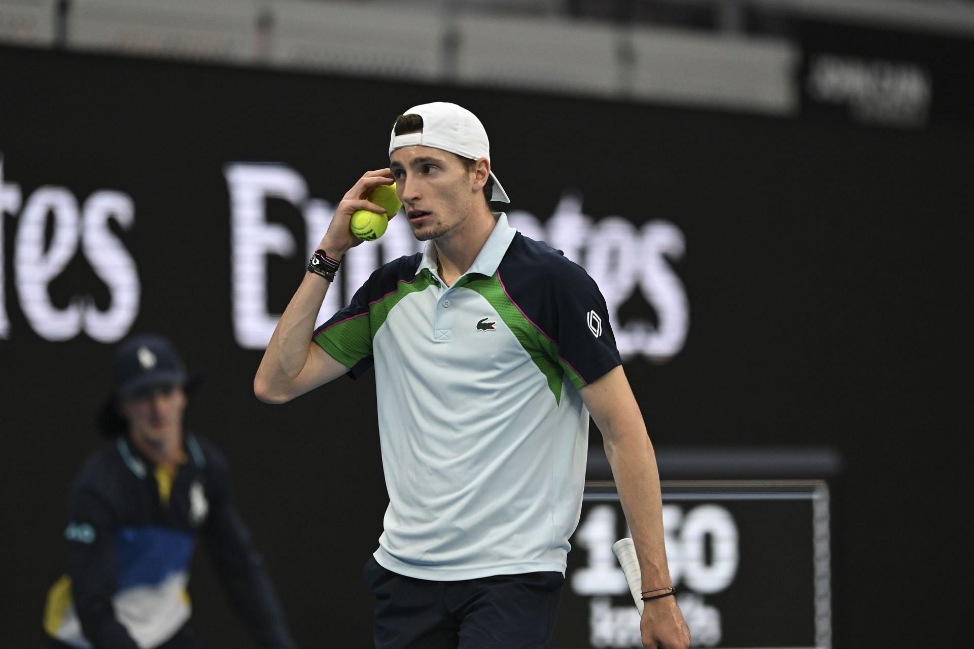 Humbert in action at the 2025 Australian Open - Source: Getty