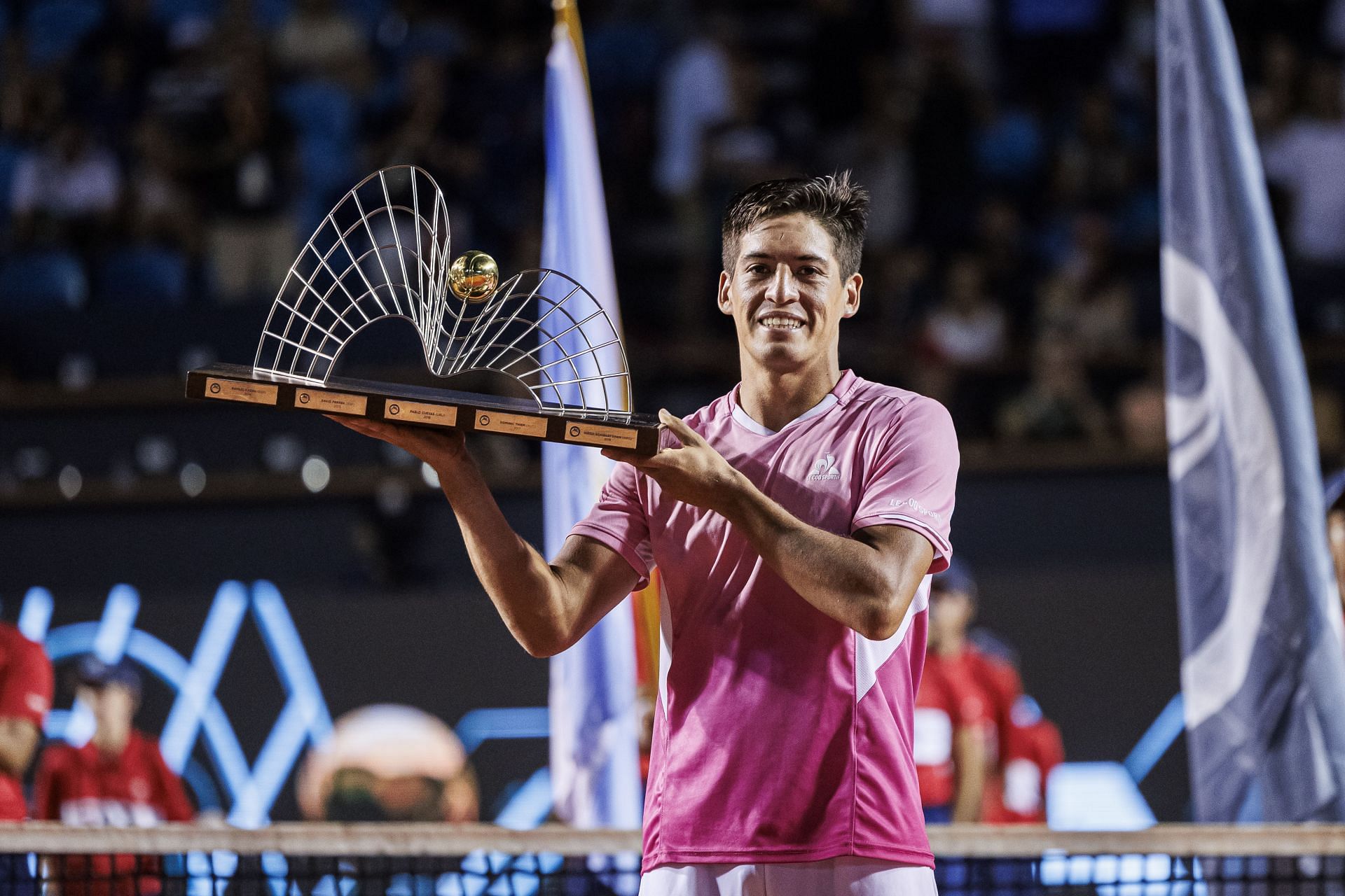 Sebastian Baez of Argentina celebrates with the trophy after winning the Claro ATP 500 Rio Open 2025 - Source: Getty