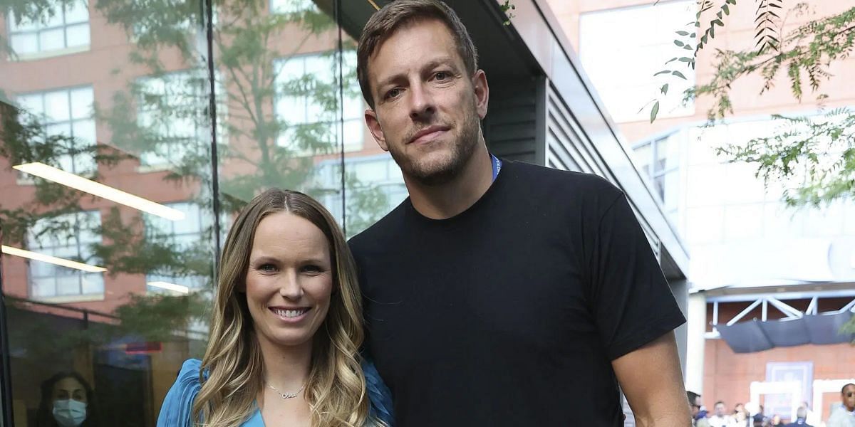 Caroline Wozniacki and David Lee (Source: Getty)