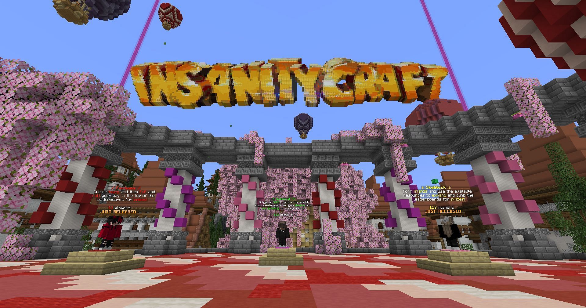 InsanityCraft is a server that has existed since 2012 (Image via Mojang Studios)