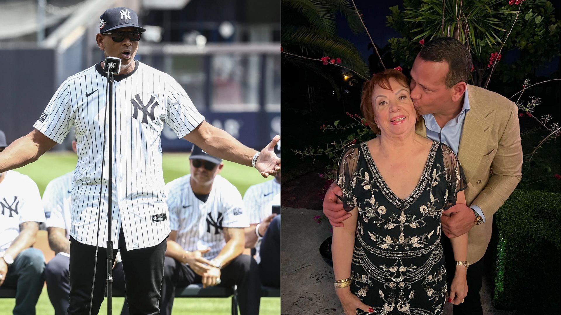 New York Yankees Great Alex Rodriguez &amp; His Mother Lourdes